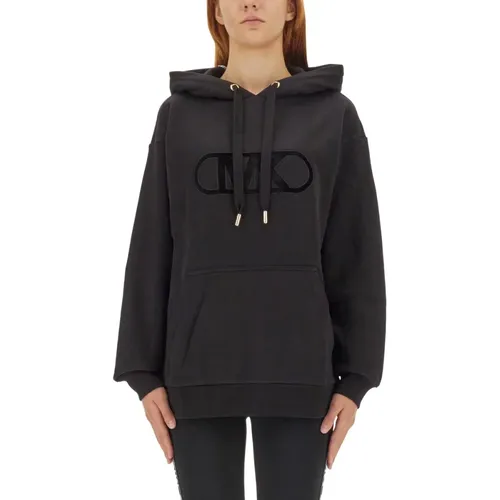 Gemütlicher Logo Sweatshirt Oversized Fit Damen , Damen, Größe: L - Michael Kors - Modalova