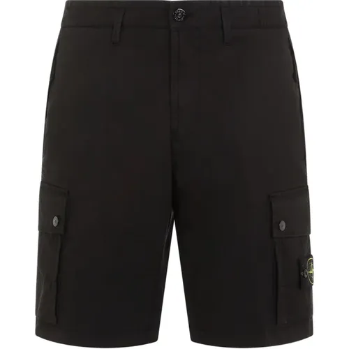 Casual Shorts, male, , Size: W34 Bermuda Shorts for Men - Stone Island - Modalova