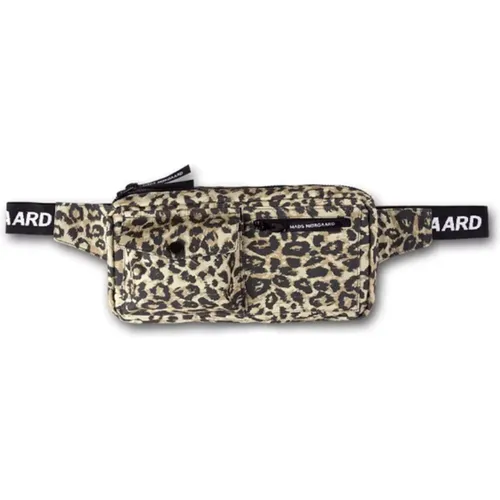 Leopard Print Belt Bag , female, Sizes: ONE SIZE - Mads Nørgaard - Modalova