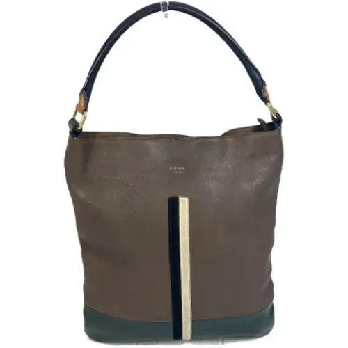 Pre-owned Tote Bags, female, , Size: ONE SIZE Pre-owned Leather shoulder-bags - Celine Vintage - Modalova