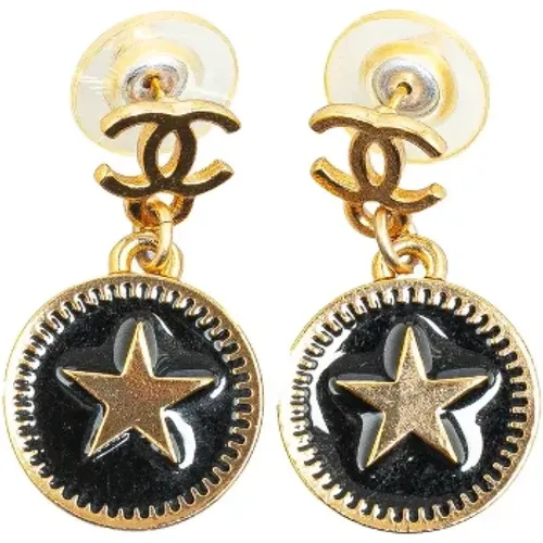 Pre-owned Jewellery, female, , Size: ONE SIZE Pre-owned Plastic earrings - Chanel Vintage - Modalova