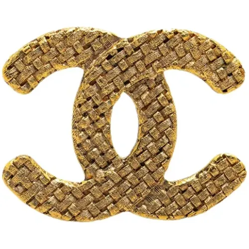 Pre-owned Jewellery, female, , Size: ONE SIZE Pre-owned Metal brooches - Chanel Vintage - Modalova