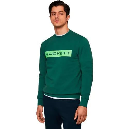 Herren Baumwollmischung Sweatshirt , Herren, Größe: 2XL - Hackett - Modalova