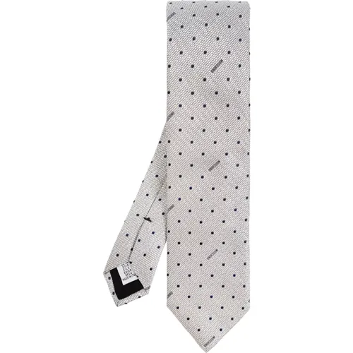 Ties, male, , Size: ONE SIZE Tie with polka dot pattern - Moschino - Modalova