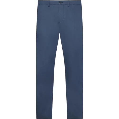 Chinos, male, , Size: W32 L32 Chino Slim Men`s Navy - Tommy Hilfiger - Modalova