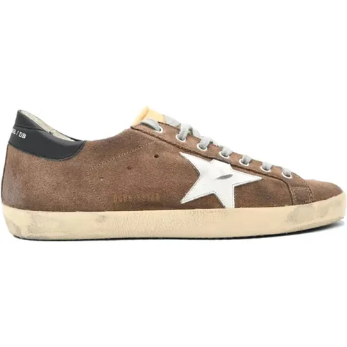 Superstar White Star Sneakers , Herren, Größe: 43 EU - Golden Goose - Modalova