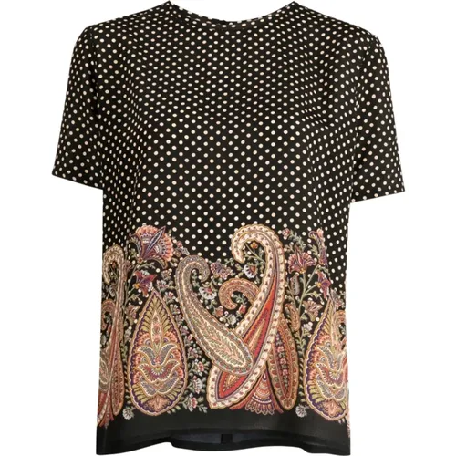 Paisley Print Silk Shirt , female, Sizes: L - ETRO - Modalova