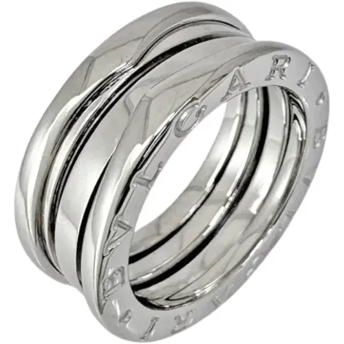 Pre-owned Jewellery, female, , Size: ONE SIZE Pre-owned White Gold rings - Bvlgari Vintage - Modalova