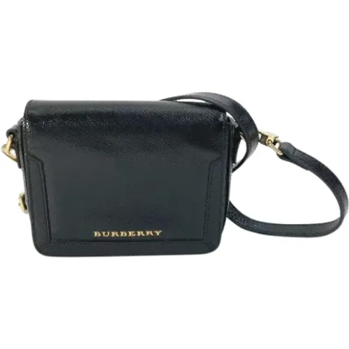 Pre-owned Cross Body Bags, female, , Size: ONE SIZE Pre-owned Leather shoulder-bags - Burberry Vintage - Modalova