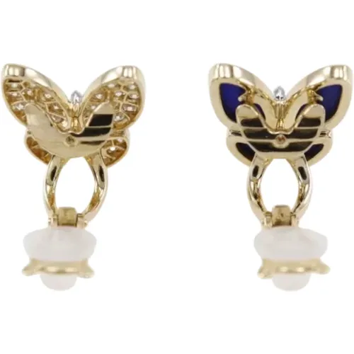 Pre-owned Jewellery, female, , Size: ONE SIZE Pre-owned Gold earrings - Van Cleef & Arpels Pre-owned - Modalova