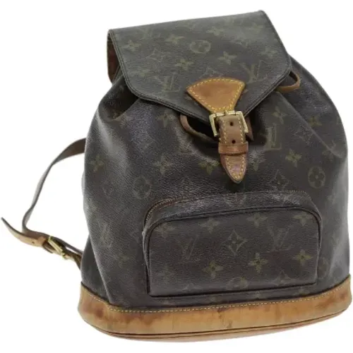 Pre-owned Backpacks, female, , Size: ONE SIZE Pre-owned Canvas backpacks - Louis Vuitton Vintage - Modalova