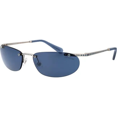 Stylish Sunglasses with Model 0Sk7019 , female, Sizes: 59 MM - Swarovski - Modalova