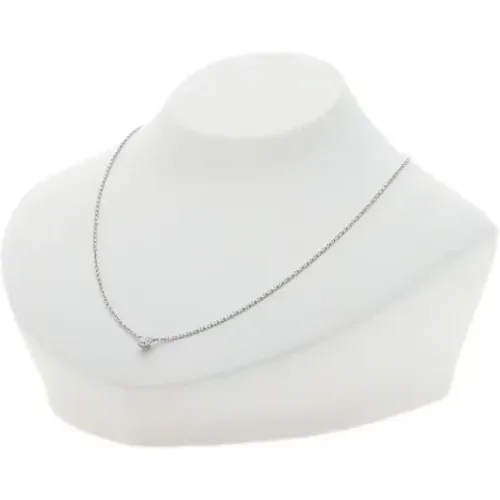 Pre-owned Jewellery, female, , Size: ONE SIZE Pre-owned White Gold necklaces - Cartier Vintage - Modalova