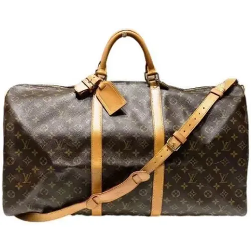 Pre-owned Weekend Bags, female, , Size: ONE SIZE Pre-owned Fabric handbags - Louis Vuitton Vintage - Modalova