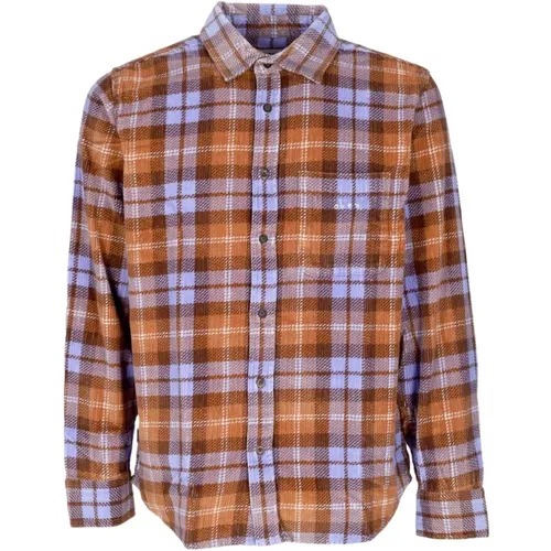 Casual Shirts, male, , Size: XL Check Print Long Sleeve Shirt - Obey - Modalova