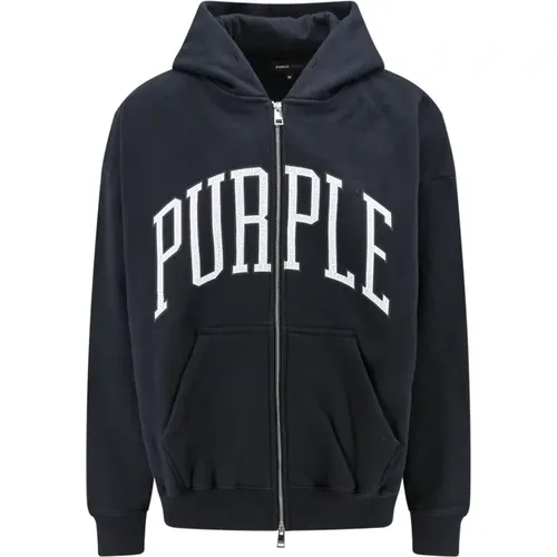 Logo Print Oversize Sweatshirt , male, Sizes: XL, M, L - Purple Brand - Modalova