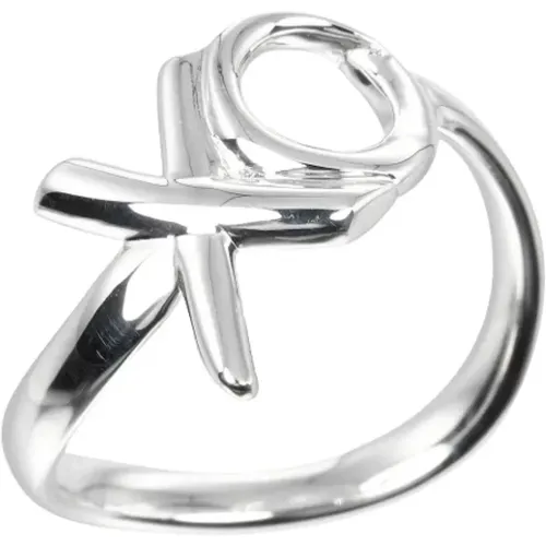 Pre-owned Jewellery, female, , Size: ONE SIZE Pre-owned Silver rings - Tiffany & Co. Pre-owned - Modalova