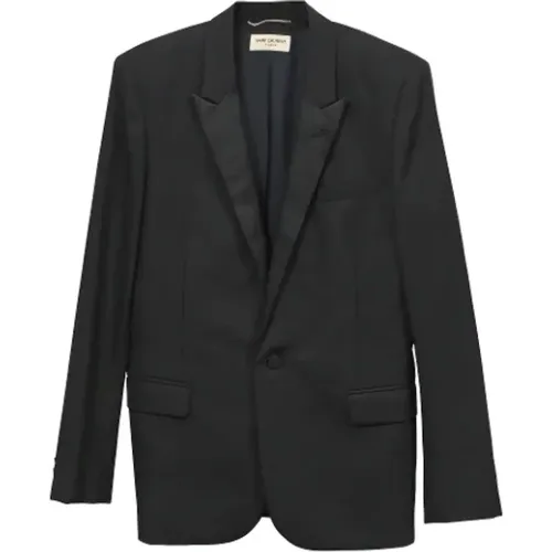 Pre-owned Jackets, male, , Size: S Pre-owned Wool outerwear - Yves Saint Laurent Vintage - Modalova