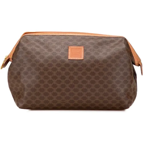 Pre-owned Clutches, female, , Size: ONE SIZE Pre-owned Cosmetic Pouch - Celine Vintage - Modalova