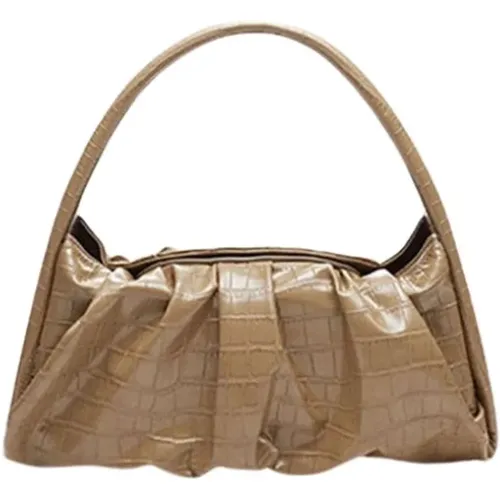 Vegan Croco Olive Shoulder Bag , female, Sizes: ONE SIZE - THEMOIRè - Modalova