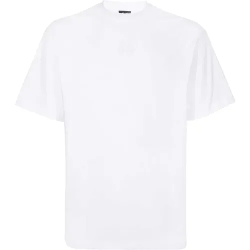 Schwarzes Logo-Print T-Shirt , Herren, Größe: L - 44 Label Group - Modalova