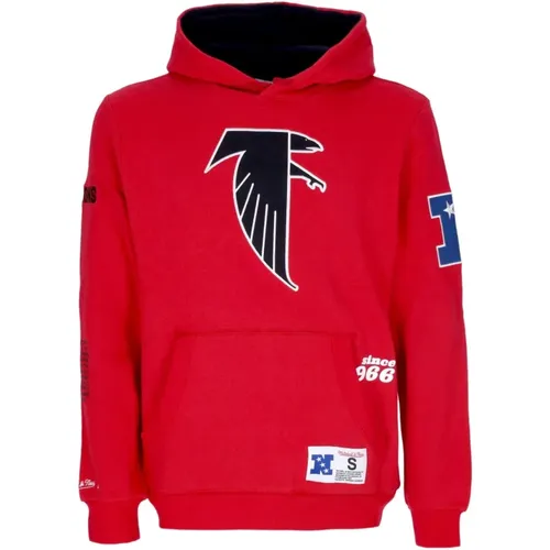 Hoodies, male, , Size: M Atlanta Falcons NFL Hoodie - Mitchell & Ness - Modalova