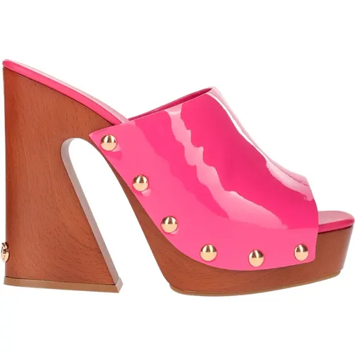 Leather Sandals for Warm Weather , female, Sizes: 6 1/2 UK - Dolce & Gabbana - Modalova