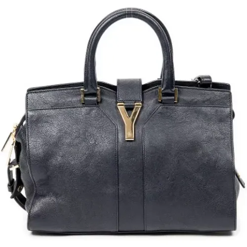 Pre-owned Tote Bags, female, , Size: ONE SIZE Pre-owned Leather handbags - Yves Saint Laurent Vintage - Modalova