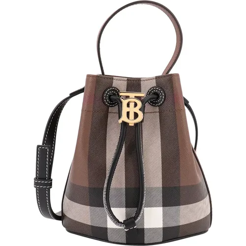 Women`s Bags Bucket Bag &amp; Backpack Ss23 , female, Sizes: ONE SIZE - Burberry - Modalova