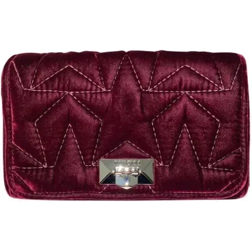 Pre-owned Cross Body Bags, female, , Size: ONE SIZE Pre-owned Velvet handbags - Jimmy Choo Pre-owned - Modalova