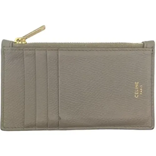 Pre-owned Wallets, female, , Size: ONE SIZE Pre-owned Leather wallets - Celine Vintage - Modalova