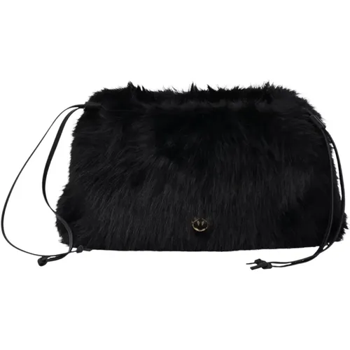 Shoulder Bags, female, , Size: ONE SIZE Maxi Clutch - pinko - Modalova