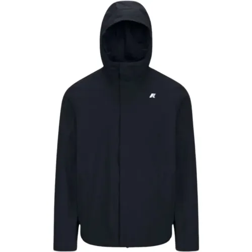 Hooded Jacket, Nylon , male, Sizes: M, 2XL, XL, 3XL, L, S - K-way - Modalova