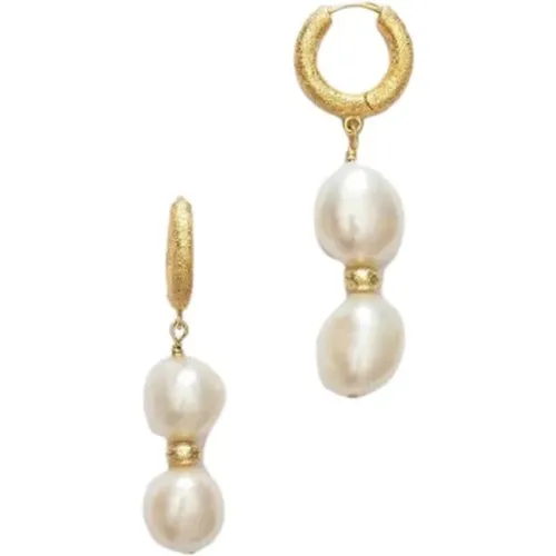 Stellar Pearly Earrings , female, Sizes: ONE SIZE - Anni Lu - Modalova