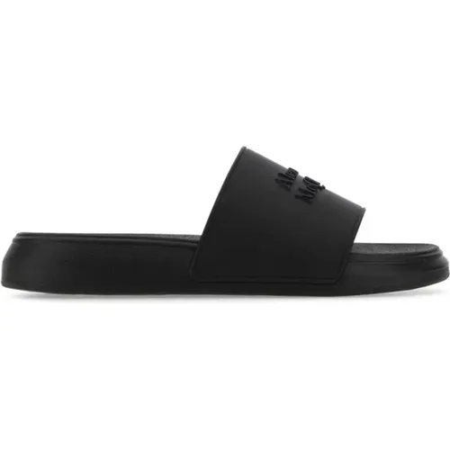 Sliders, male, , Size: 7 US rubber slippers - alexander mcqueen - Modalova