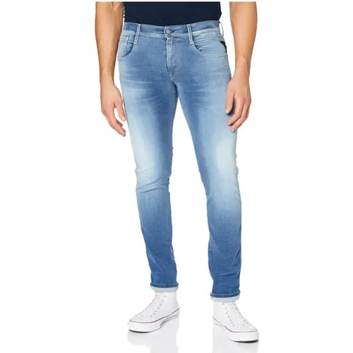 Hyperflex Re-Used Denim Hose , Herren, Größe: W32 L30 - Replay - Modalova