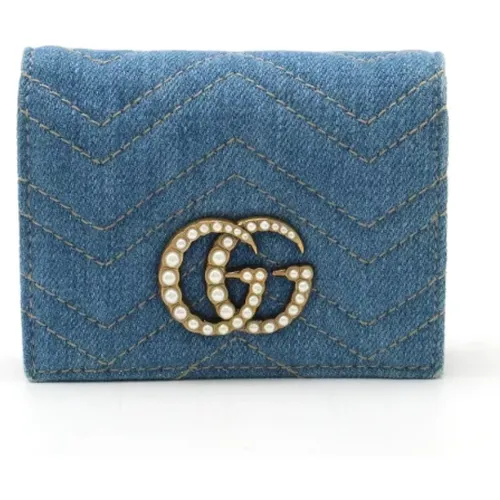 Pre-owned Canvas wallets , female, Sizes: ONE SIZE - Gucci Vintage - Modalova