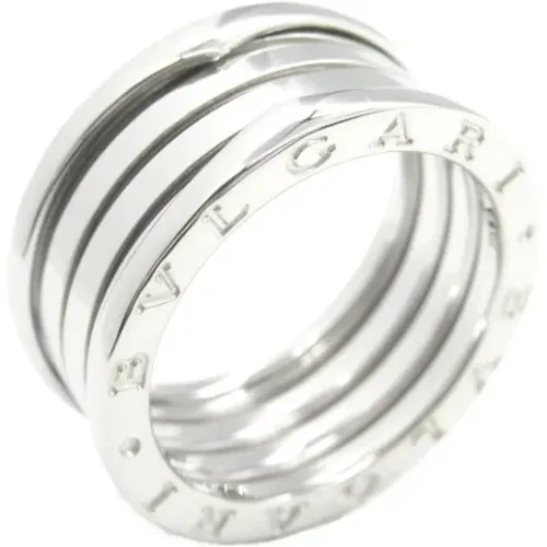 Pre-owned Jewellery, female, , Size: ONE SIZE Pre-owned White Gold rings - Bvlgari Vintage - Modalova