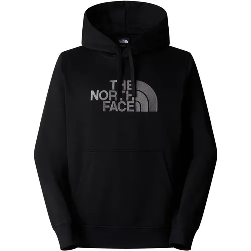 Schwarzer Drew Peak Pullover Hoodie , Herren, Größe: S - The North Face - Modalova