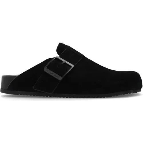 Sunday suede slides , female, Sizes: 6 UK, 8 UK, 4 UK, 2 UK, 3 UK, 7 UK - Balenciaga - Modalova