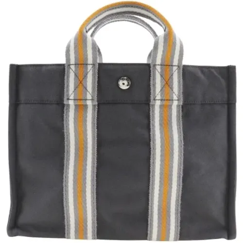 Pre-owned Tote Bags, female, , Size: ONE SIZE Pre-owned Cotton handbags - Hermès Vintage - Modalova