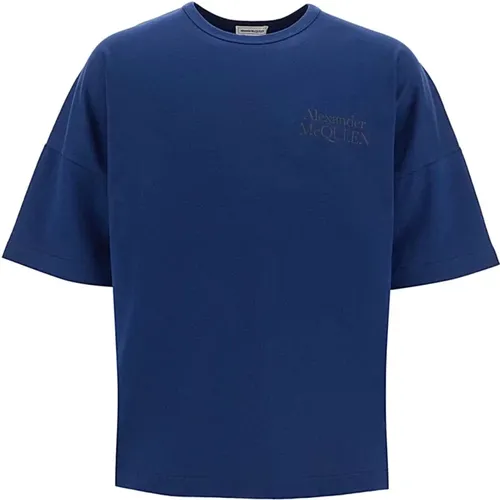 T-Shirts, male, , Size: L T-Shirt - alexander mcqueen - Modalova