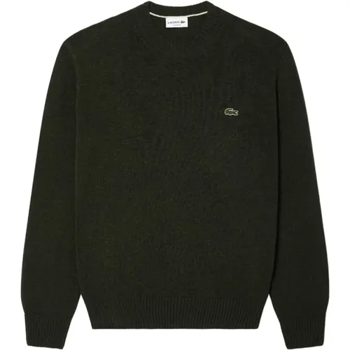 Wool Round Neck Jumper , male, Sizes: XL, M, XS, L, 2XL, S - Lacoste - Modalova