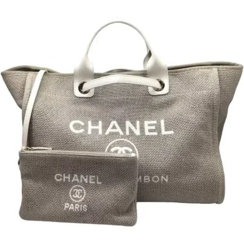 Pre-owned Canvas chanel-bags , female, Sizes: ONE SIZE - Chanel Vintage - Modalova