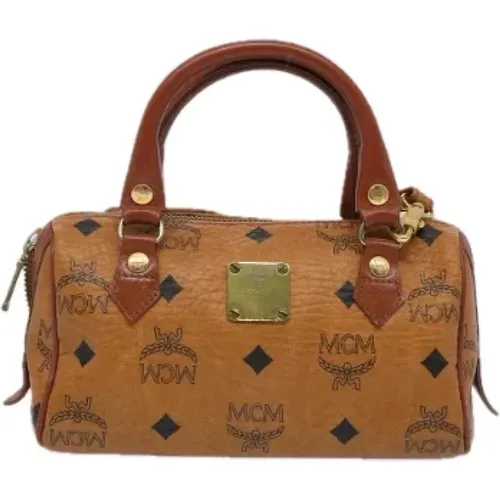 Pre-owned Leder Handtaschen , Damen, Größe: ONE Size - MCM Pre-owned - Modalova