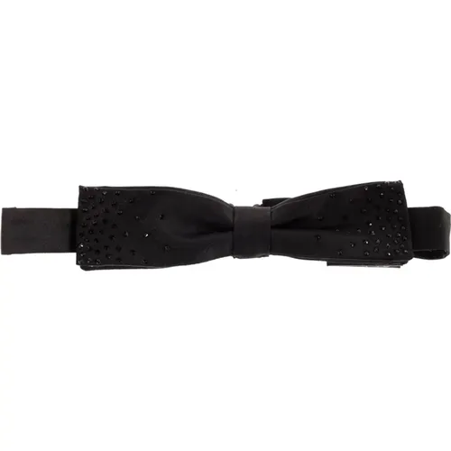 Bowties, male, , Size: ONE SIZE Silk bow tie - Dsquared2 - Modalova