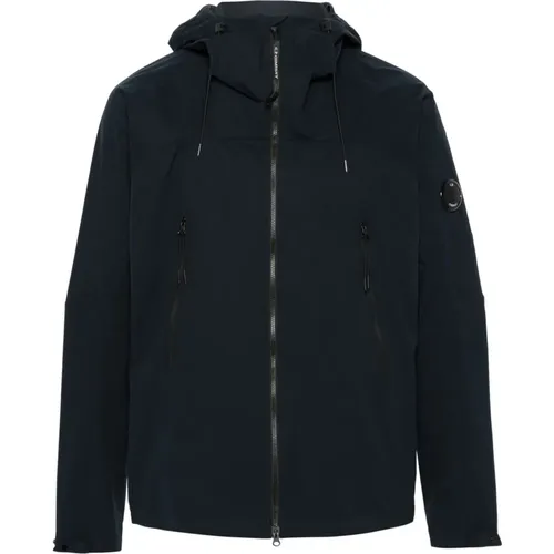 Navy Pro-Tek Hooded Jacket , male, Sizes: XL - C.P. Company - Modalova