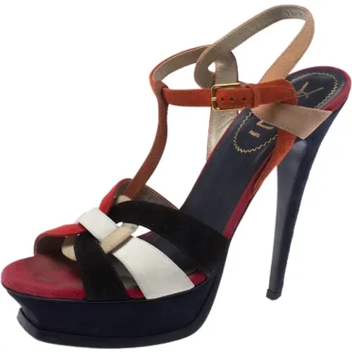 Pre-owned Suede sandals , female, Sizes: 7 UK - Yves Saint Laurent Vintage - Modalova