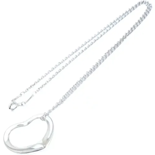 Pre-owned Jewellery, female, , Size: ONE SIZE Pre-owned Silver necklaces - Tiffany & Co. Pre-owned - Modalova