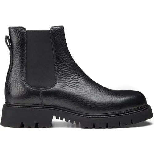 Chelsea Leather Boots , male, Sizes: 9 UK, 7 1/2 UK, 6 UK, 9 1/2 UK, 11 UK, 7 UK, 8 1/2 UK, 10 UK - Doucal's - Modalova